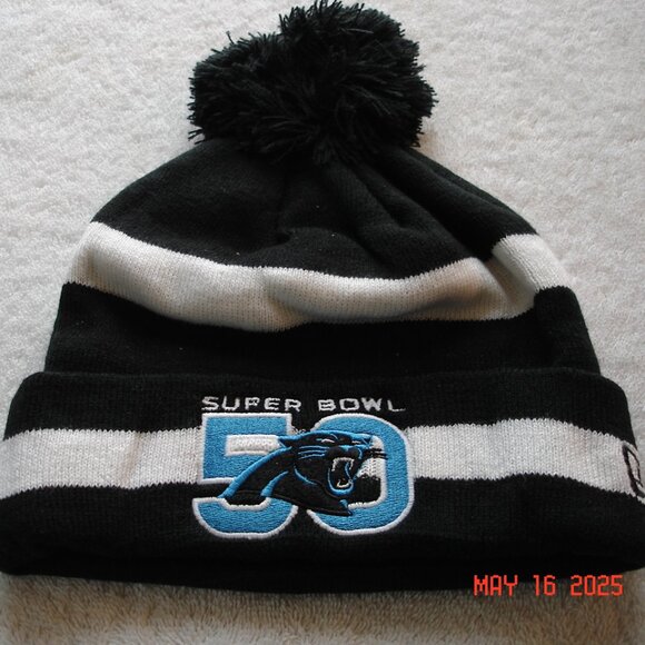Panthers Toboggan Super Bowl 50 Brand New with Tags - Picture 1 of 3